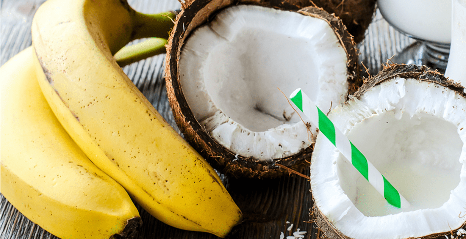coconut and banana